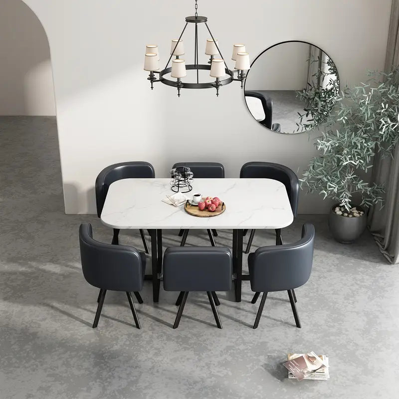 Modern 7-Piece Dining Table