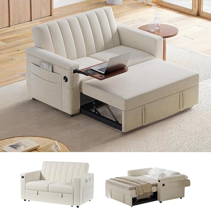 Convertible Sleeper Sofa Bed