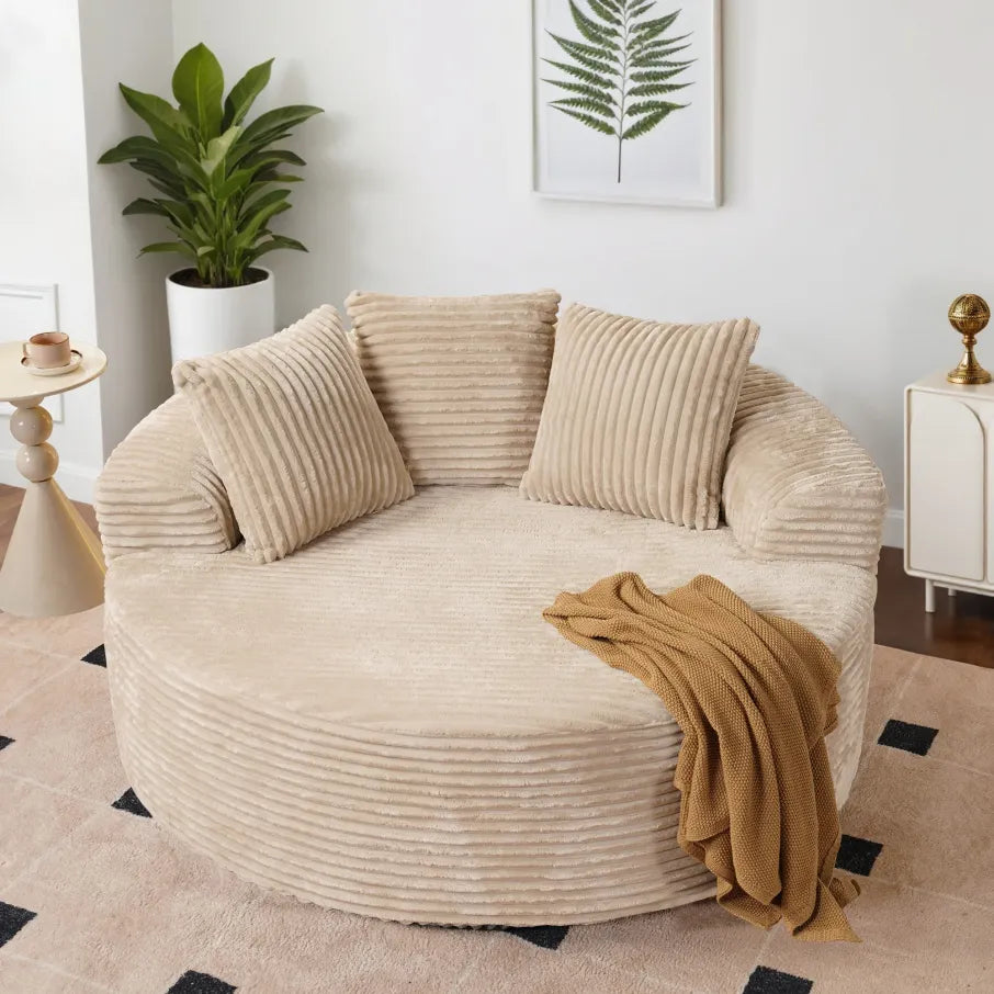Round compressed sofa
