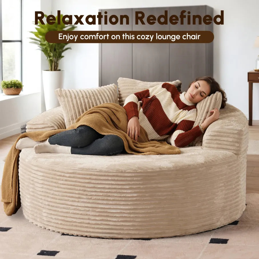 Round compressed sofa
