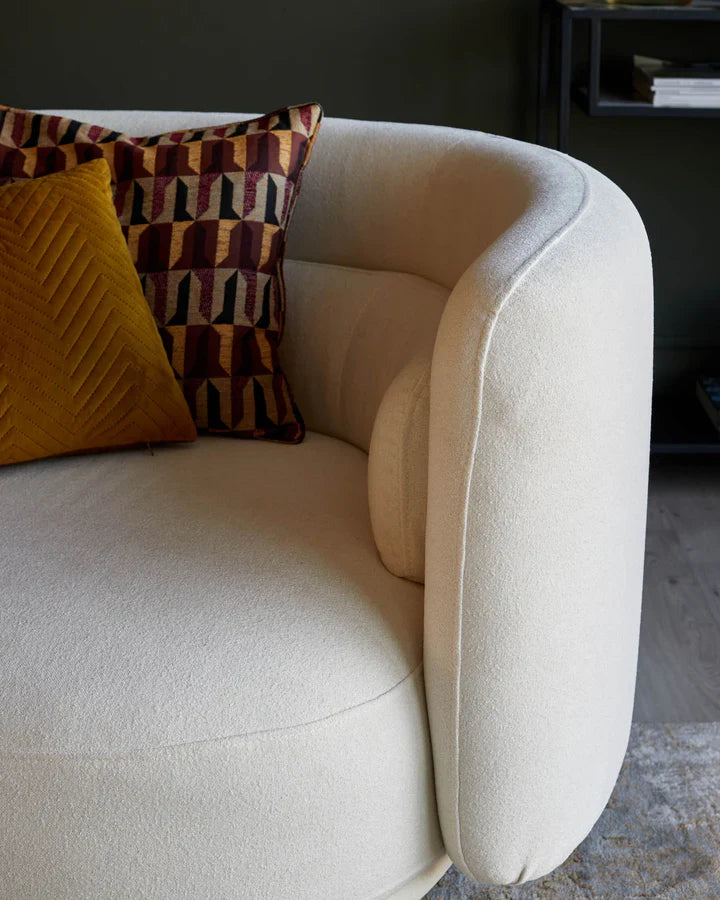 Olive Green Velvet Swivel Loveseat