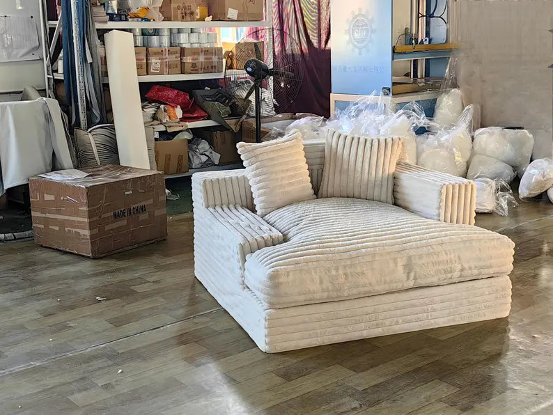 Oversized Chaise Lounge Sofa