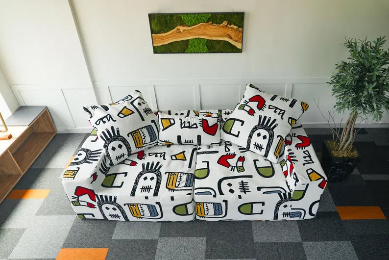 Colorful Modular Floor Sofa