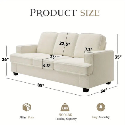 Teddy bear fabric sofa