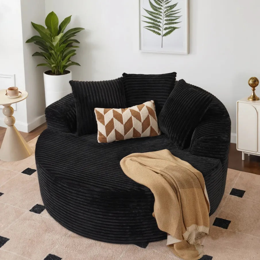 Round compressed sofa