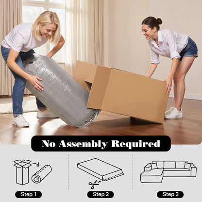 104" L-Shape Modular Couch with Chaise