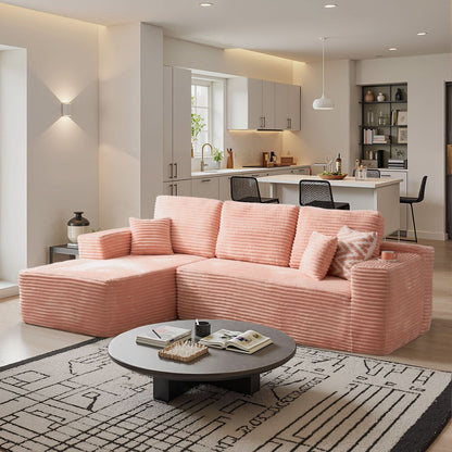 104" L-Shape Modular Couch with Chaise