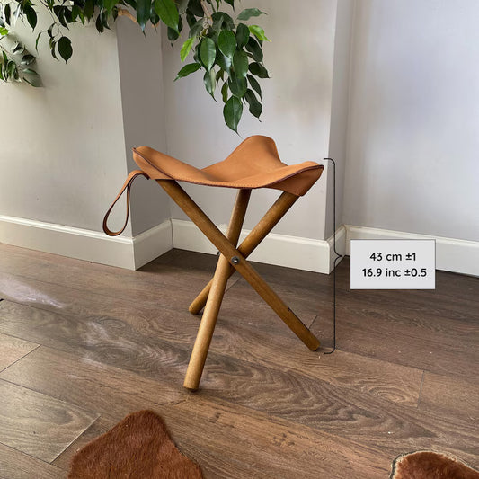 Handmade Genuine Leather Stool
