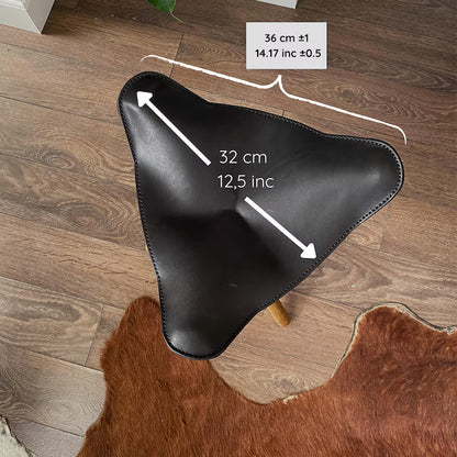 Handmade Genuine Leather Stool