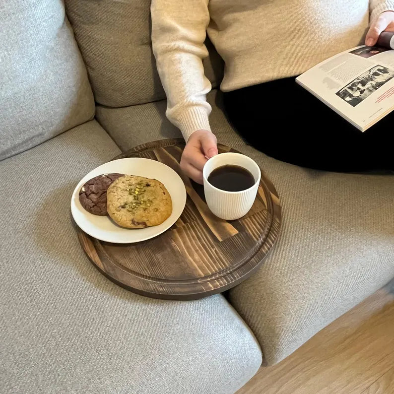 Handmade Wooden Sofa Tray Table