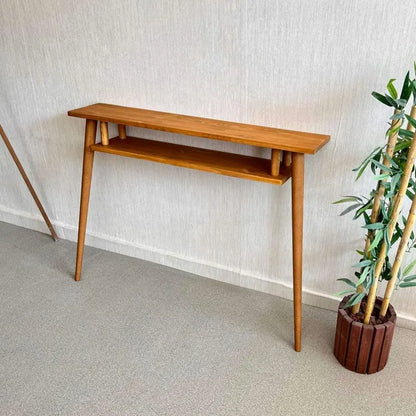 Modern Natural Wood Console Table