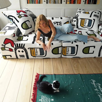 Colorful Modular Floor Sofa