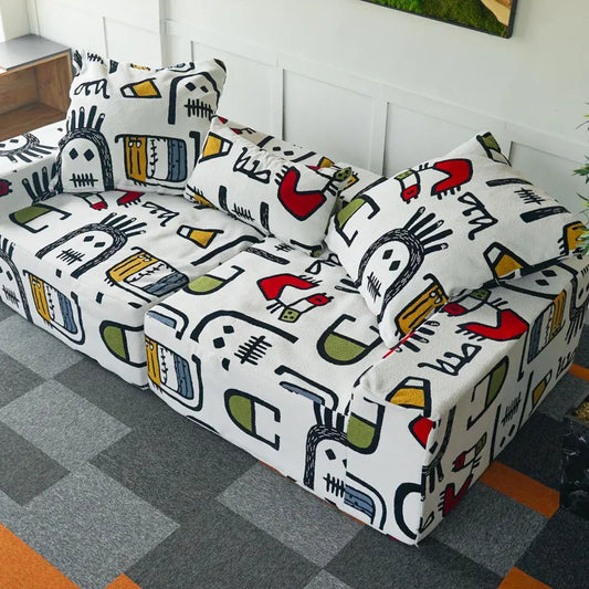 Colorful Modular Floor Sofa